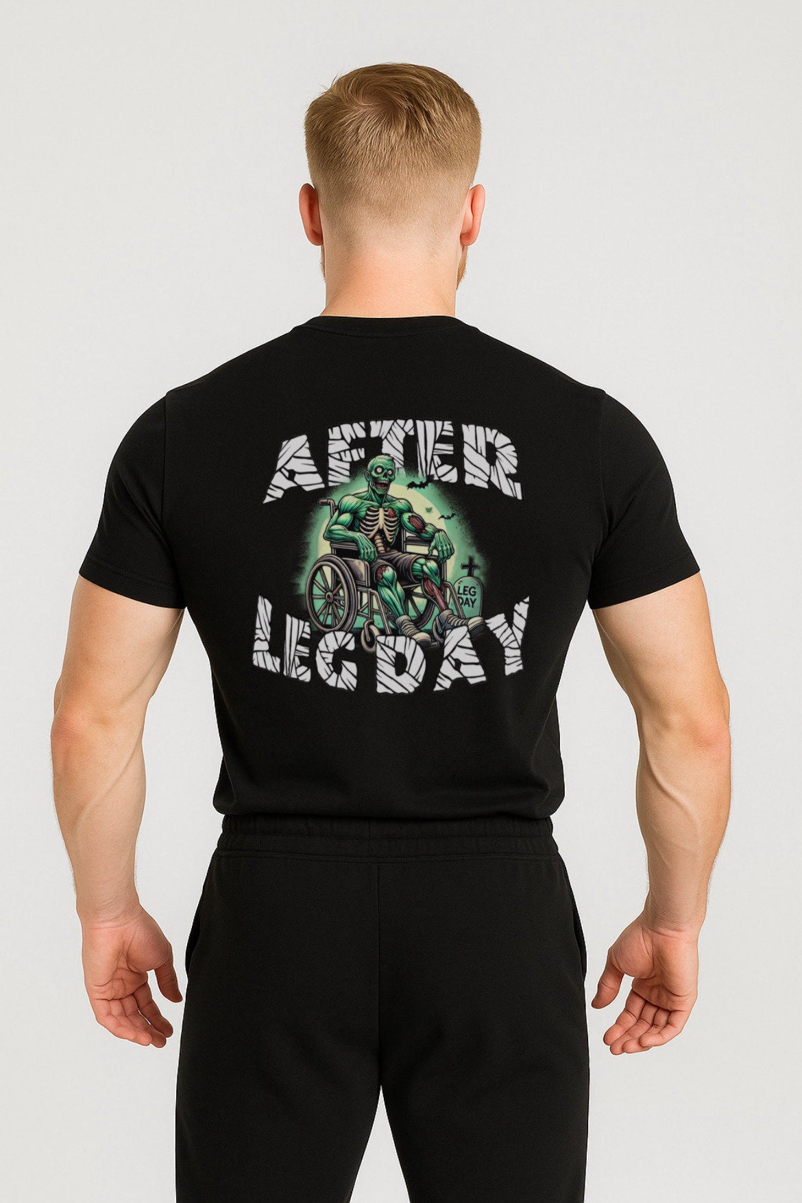 'LEG DAY' MUSCLE FIT T-SHIRT